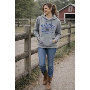 Women's New York Giants Stitched Hoodie Size Medium NYG NFL Football